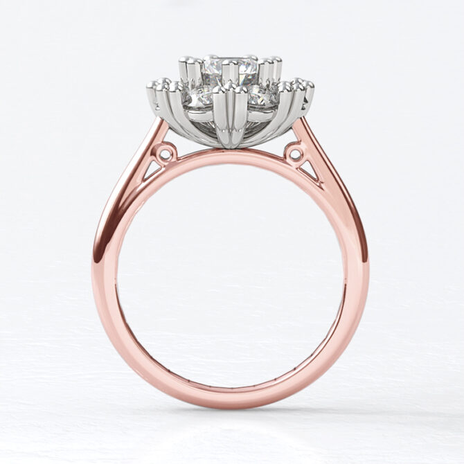 Custom made round cut halo rose gold engagement ring sb2201-image-3