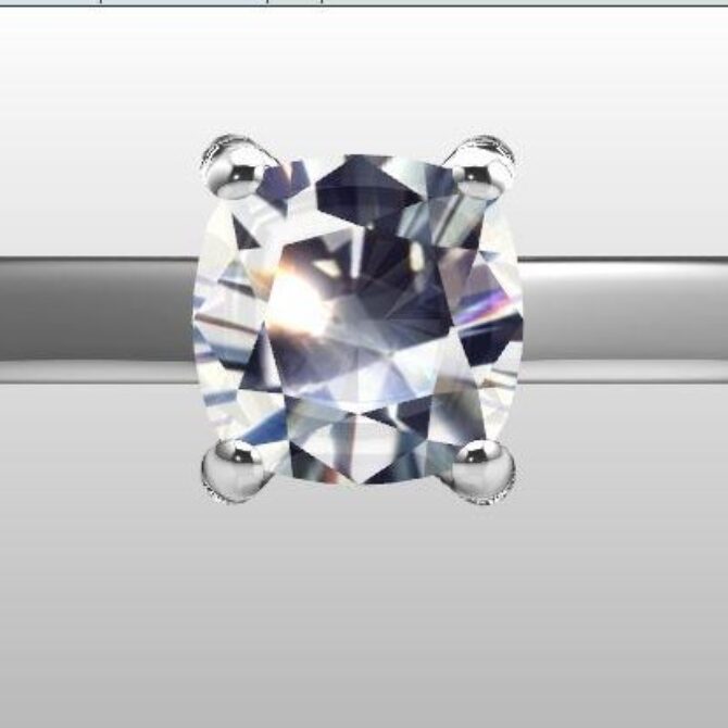 Custom made round cut solitaire engagement ring sb2747 quick image 01