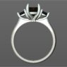 Custom made round cut three stone engagement ring SB2242 quick image 03