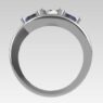Custom made round cut three stone engagement ring sb4214 quick image 03