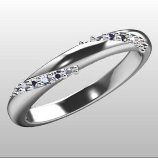 Custom made twist diamond set wedding ring sb2170 quick image 02