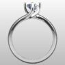 Custom made twist round cut solitaire engagement ring sb2161 quick iamge 03
