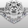 Custom made v shape channel diamond set wedding ring SB2646 V2 quick image 01