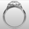 Custom made v shape channel diamond set wedding ring SB2646 V2 quick image 03