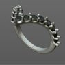 Custom made v shape diamond set wedding ring SB2716 quick image 02
