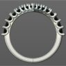 Custom made v shape diamond set wedding ring SB2716 quick image 03