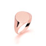 Gents Signet Rose Gold Wedding Ring SIG001