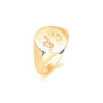 Gents Signet Yellow Gold Wedding Ring SIG004