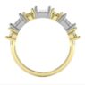 custom made diamond set baguette and round cut wedding ring SB4425v1 quick image 03
