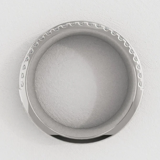 Bespoke Designed Claw And Channel Set Ladies Diamond Wedding Ring SB5222 (6)