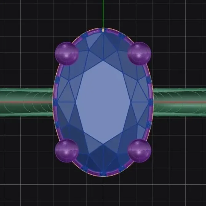 Custom made oval cut diamond solitaire with hidden halo engagement ring sb5196 quick image 01