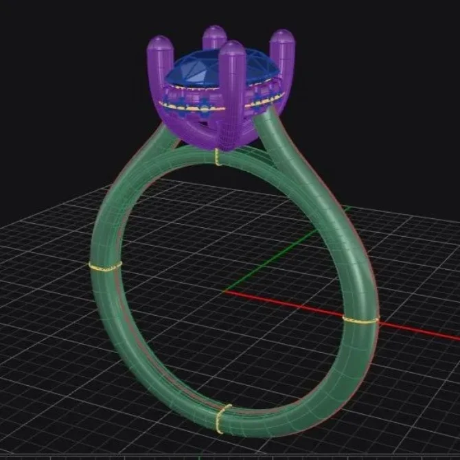 Custom made oval cut diamond solitaire with hidden halo engagement ring sb5196 quick image 02