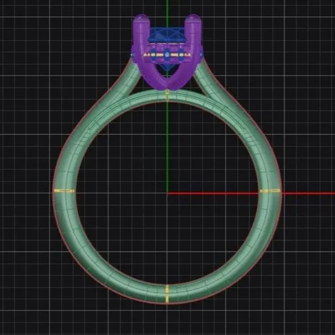 Custom made oval cut diamond solitaire with hidden halo engagement ring sb5196 quick image 03