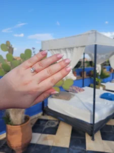 Joanne And Sean A Bumble Of Love Engagement Ring 2