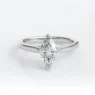 SR1042 18k white gold diamond solitaire engagement ring image 1 from bespoke diamond