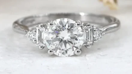 Unusual 1.56ct round diamond ring ctr1004-r-dublin ireland