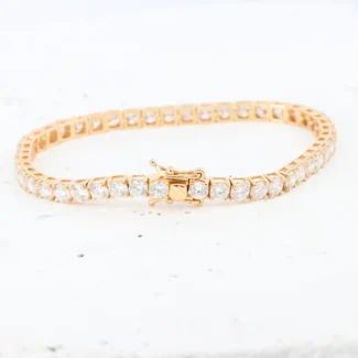 8.25ct-lab-grown-diamond-set-18k-yg-bracelet-BR1002 -2
