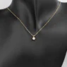 18k yellow 0.35ct gold diamond or moissanite pendant BPN301 from Dublin, Ireland