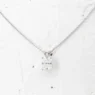1.50ct Radiant Cut Solitaire Moissanite Pendant PN201 - Lab