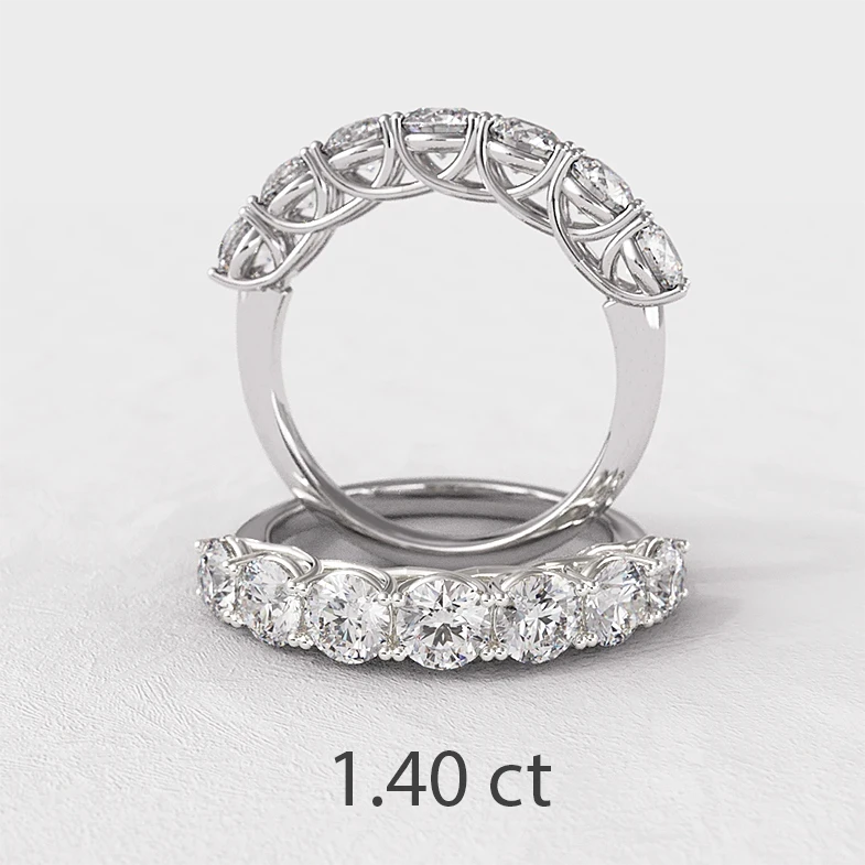Sevenesty Rings Seven Stone Diamond Ring – Lab Grown Diamonds ET7001