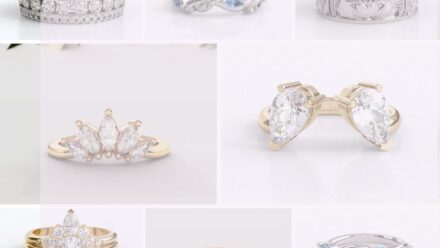 Custom made wedding rings - a selection of 16 custom wedding rings