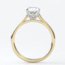Tulip style oval diamond engagement ring Dublin in yellow gold SR1093 sb5888 Made in Dublin, Ireland
