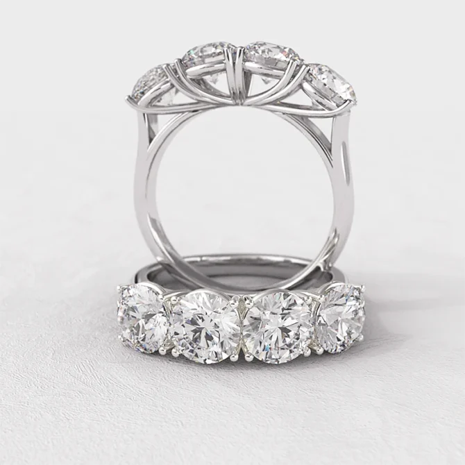 4 stone diamond ring made in Dublin Ireland