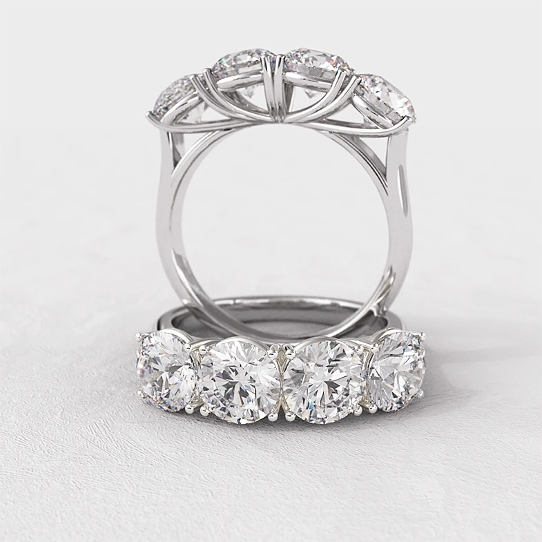 Stone Diamond Ring – Natural Or Lab-Grown Diamonds ET4001