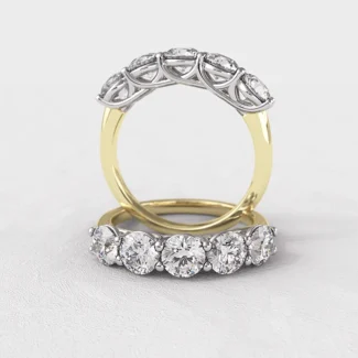 18k yellow gold diamond ring made in Dublin Ireland et5003