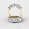 4 stone diamond ring in yellow gold