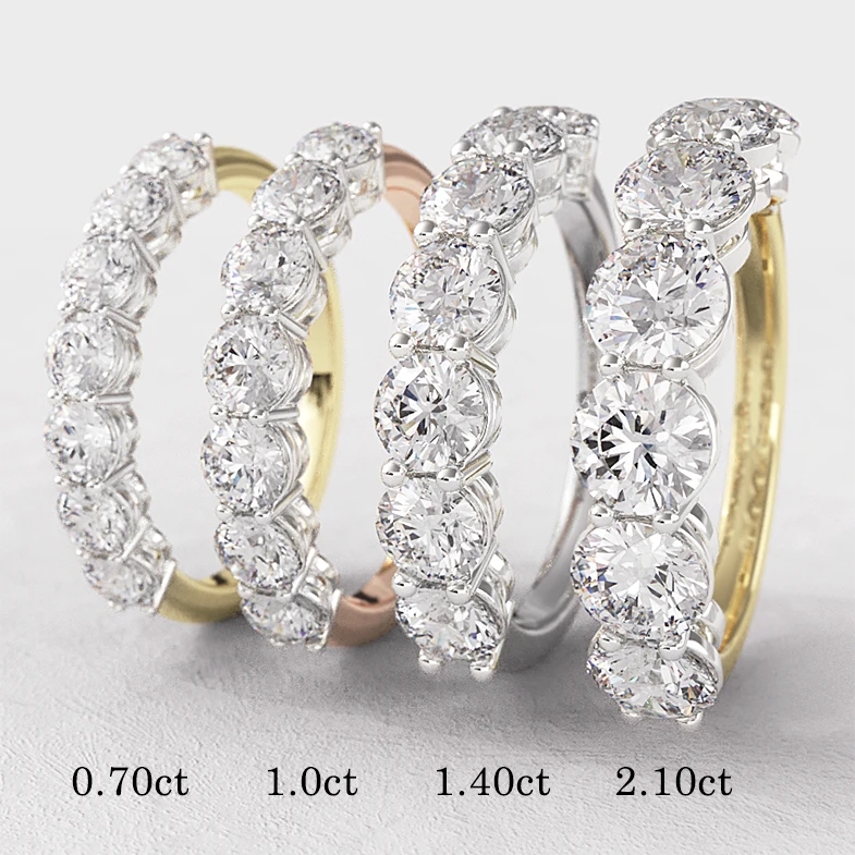 Minimalist Seven Stone Diamond Rings – ET7003