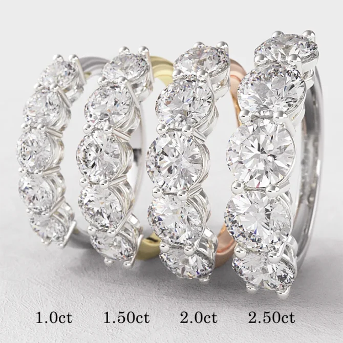 Large 5 stone diamond rings made in Dublin ET5002