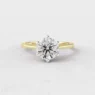 6 claw diamond solitaire engagement sr1025 1ct in yellow gold