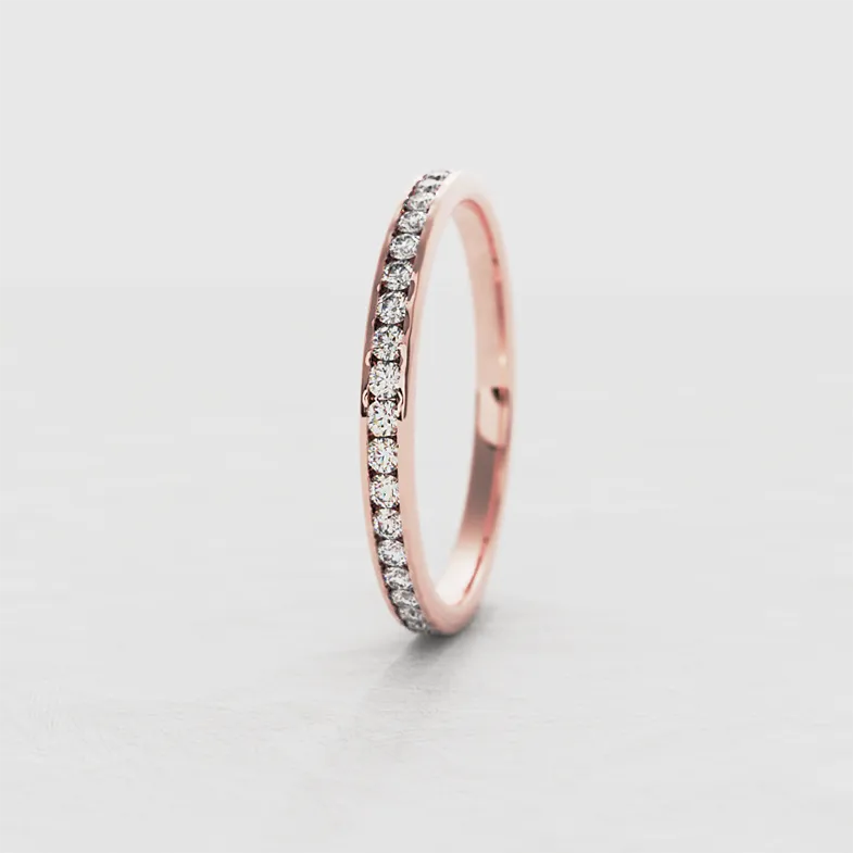 Channel Set Diamond Rings Ireland ET1002