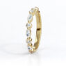 sb4578v1 0.50ct yellow gold marquise and round cut diamond ring image-1