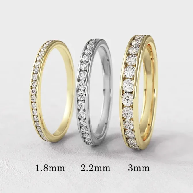 Diamond set rings made in Dublin Ireland ET1002