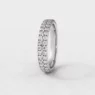 Claw Set Ladies Diamond Eternity Rings in white gold SB2956
