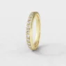 Yellow gold diamond eternity rings SB4019 made in Ireland