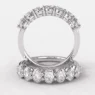 oval cut 7 stone diamond ring et7004 1.05ct