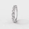 Diamond eternity rings Dublin with marquise and round besel diamonds made in Ireland