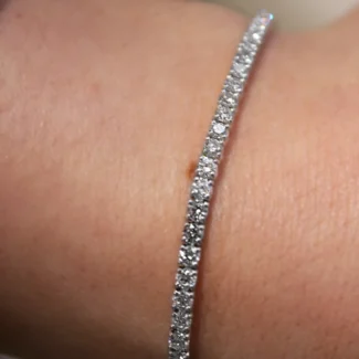 3.24ct Lab Grown Diamond Tennis Bracelet BBR042 2