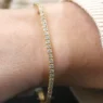 3.30ct Lab grown diamond bracelet Yellow Gold BBR044 in Dublin Ireland