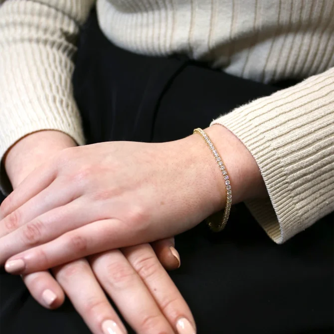 5.12ct Lab Grown Diamond Tennis Bracelet BR1005 2