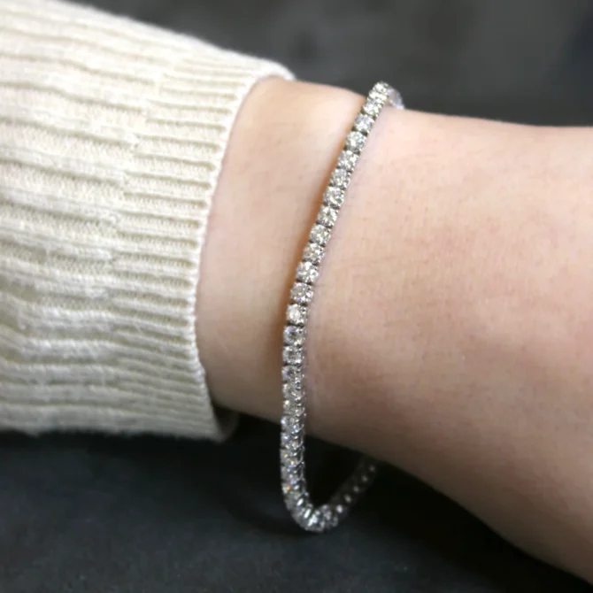 5.75ct Lab Grown Diamond Tennis Bracelet BR500