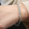 7.0ct Natural diamond bracelet white Gold BBR1001 2