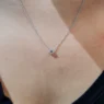 0.28ct Round Cut Lab Grown Diamond Pendant BPN059-2