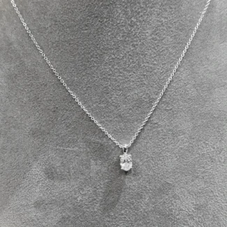 0.74ct Oval Cut Lab Grown Diamond Pendant BPN064-3