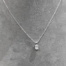 0.74ct Oval Cut Lab Grown Diamond Pendant BPN064-3