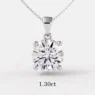 Diamond pendant with lab grown diamond BPN1001-7.0mm - 1.30 carat Dublin Ireland