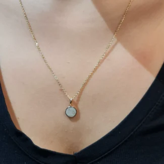 Personalised Resen 9k Yellow Gold Pendant BPN060-2